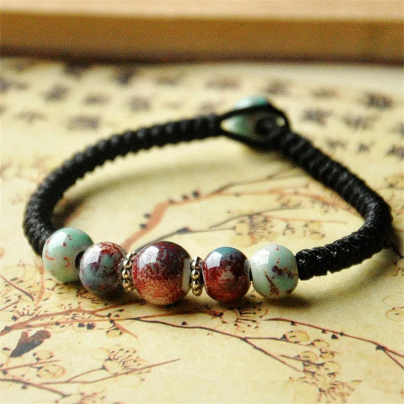 1pcs Fashion Casual Style Ceramic Bracelets Handmade Braided Rope Porcelain Beads Bracelets For Women Girl's Gift
1pcs Fashion Casual Style Ceramic Bracelets Handmade Braided Rope Porcelain Beads Bracelets For Women Girl's Gift