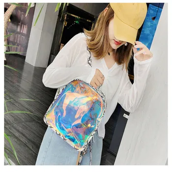 2PCS Woman Snake Skin Clear Transparent See Through PVC Mini Backpack School Book Bag Laser Jelly Transparent Backpack #40
2PCS Woman Snake Skin Clear Transparent See Through PVC Mini Backpack School Book Bag Laser Jelly Transparent Backpack #40
