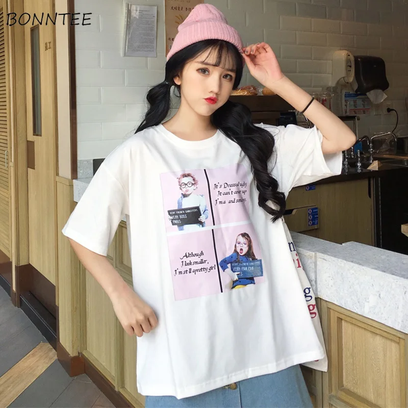 T-shirts Women Summer Short Sleeve 2020 New Chic Daily Womens Korean Style Simple Loose All Match Breathable Ulzzang Comfortable
T-shirts Women Summer Short Sleeve 2020 New Chic Daily Womens Korean Style Simple Loose All Match Breathable Ulzzang Comfortable