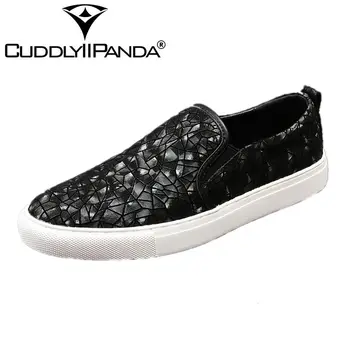 CuddlyIIPanda 2019 Men Loafers Sequins Slippers Flats Banquet Wedding Men Dress Shoes Genuine Leather Casual Black Red Sneakers
CuddlyIIPanda 2019 Men Loafers Sequins Slippers Flats Banquet Wedding Men Dress Shoes Genuine Leather Casual Black Red Sneakers