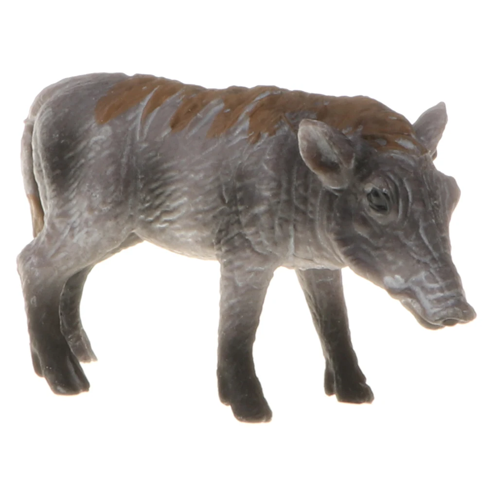 Plastic Realistic Wildlife Jungle Forest Animals Boar Action Figure Toys Playset, Eduactional Toys For Kids Toddler Collectibles