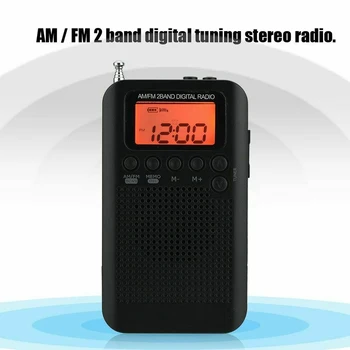 Mini Portable Pocket AM/FM 2 Way LCD Telescopic Antenna Battery Powered Radio Receiver
Mini Portable Pocket AM/FM 2 Way LCD Telescopic Antenna Battery Powered Radio Receiver