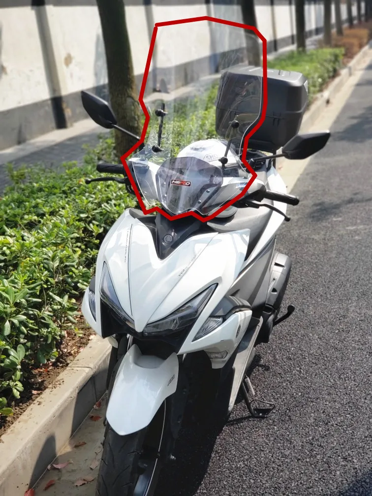 Motorcycle Windshield Windscreen Air Deflector Smoke Black Scooter Accessories for Yamaha Aerox 155 NVX155 2017 2018
Motorcycle Windshield Windscreen Air Deflector Smoke Black Scooter Accessories for Yamaha Aerox 155 NVX155 2017 2018