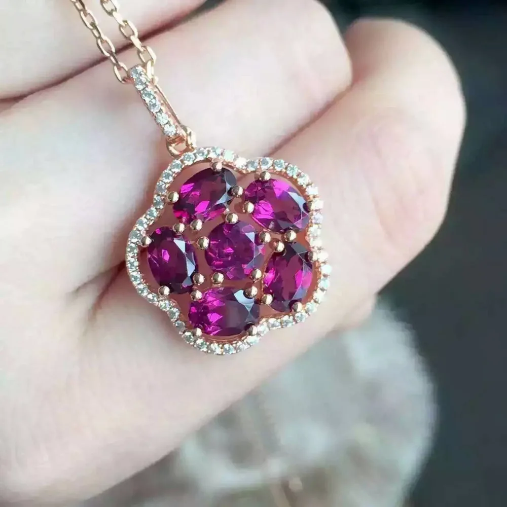 natural red garnet stone pendant S925 silver Natural gemstone Pendant Necklace trendy Elegant plum women girl gift jewelry
natural red garnet stone pendant S925 silver Natural gemstone Pendant Necklace trendy Elegant plum women girl gift jewelry
