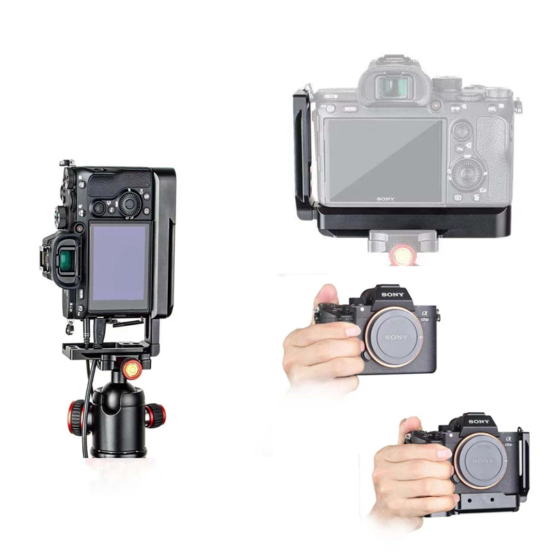 Tripod Monopods A7M3 A7R3 L Bracket for Sony A7SIII A7III A7RIII A9 Arca-Swiss Standard L Plate Mounting Quick Release Plate
Tripod Monopods A7M3 A7R3 L Bracket for Sony A7SIII A7III A7RIII A9 Arca-Swiss Standard L Plate Mounting Quick Release Plate