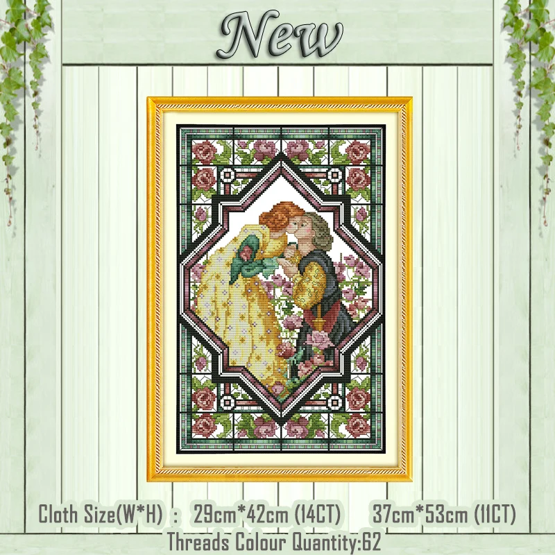Lovers in the Rose Garden paintings counted printed on the canvas DMC 11CT 14CT kits DIY Cross Stitch embroidery needlework Sets
Lovers in the Rose Garden paintings counted printed on the canvas DMC 11CT 14CT kits DIY Cross Stitch embroidery needlework Sets