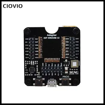 Electrical Socket Programmer Tool ESP32 Adapter Socket For ESP-WROOM-32 Module Micro USB Type B Plug Testing Board
Electrical Socket Programmer Tool ESP32 Adapter Socket For ESP-WROOM-32 Module Micro USB Type B Plug Testing Board