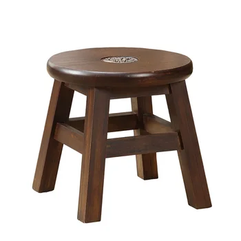 American retro home stool fashion coffee table stool children's solid wood short stool shoes bench
American retro home stool fashion coffee table stool children's solid wood short stool shoes bench