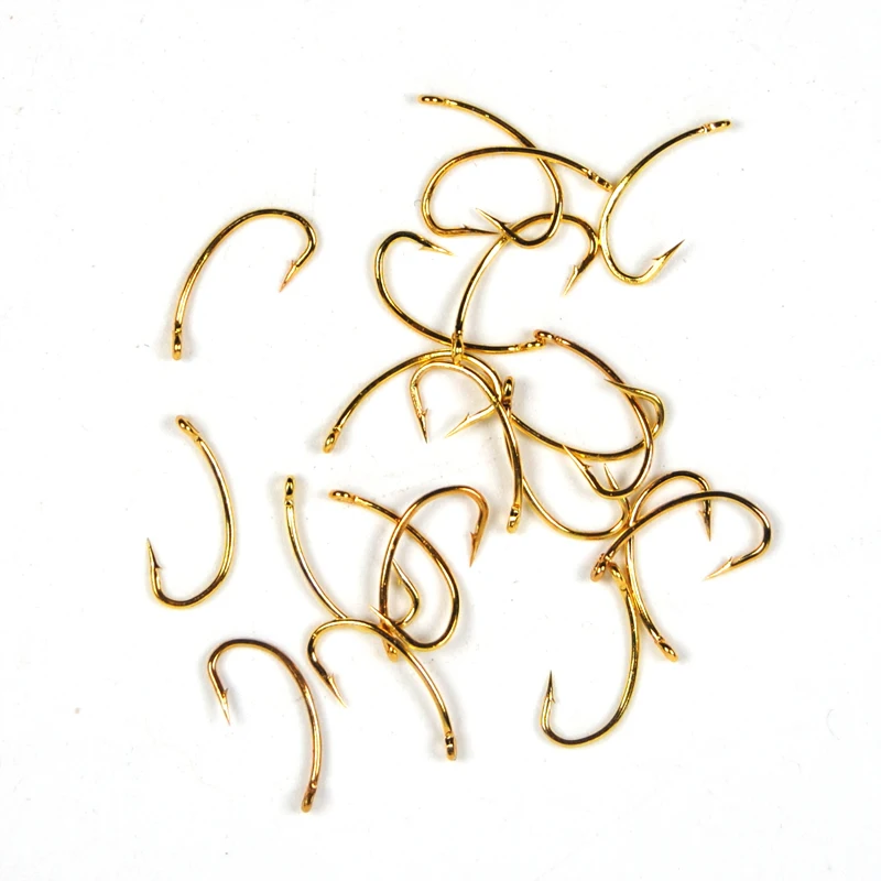 50pcs Gold Color Fly Tying Scud Nymph Hook Caddis Midge Shrimp Fly Tying Fish Hooks Size 10 12 14 16
50pcs Gold Color Fly Tying Scud Nymph Hook Caddis Midge Shrimp Fly Tying Fish Hooks Size 10 12 14 16