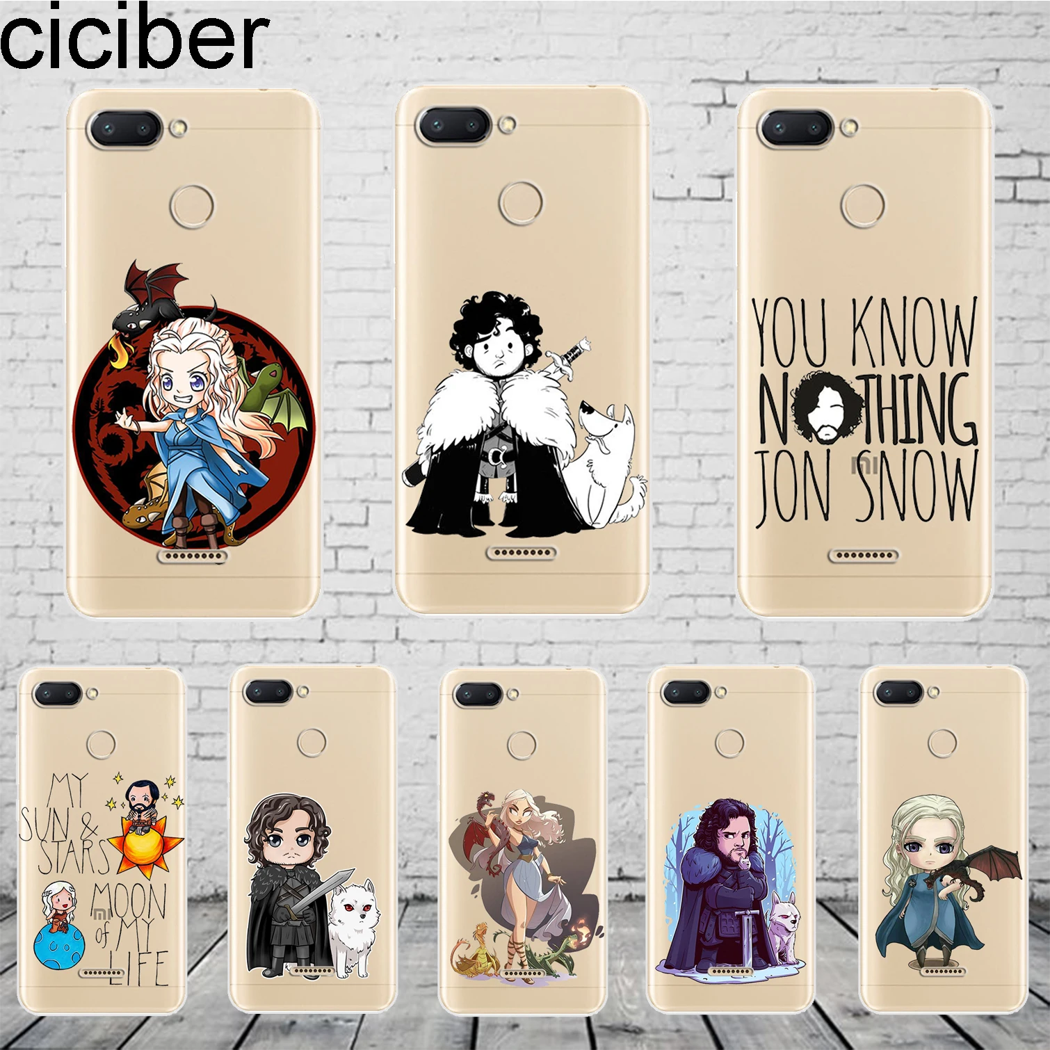 ciciber Game Of Thrones Cover For Xiaomi Redmi 6 5 4 3 A X S Plus Pro S2 Phone Cases For Redmi Note 7 6 5 4 3 X A Pro TPU Shell
ciciber Game Of Thrones Cover For Xiaomi Redmi 6 5 4 3 A X S Plus Pro S2 Phone Cases For Redmi Note 7 6 5 4 3 X A Pro TPU Shell