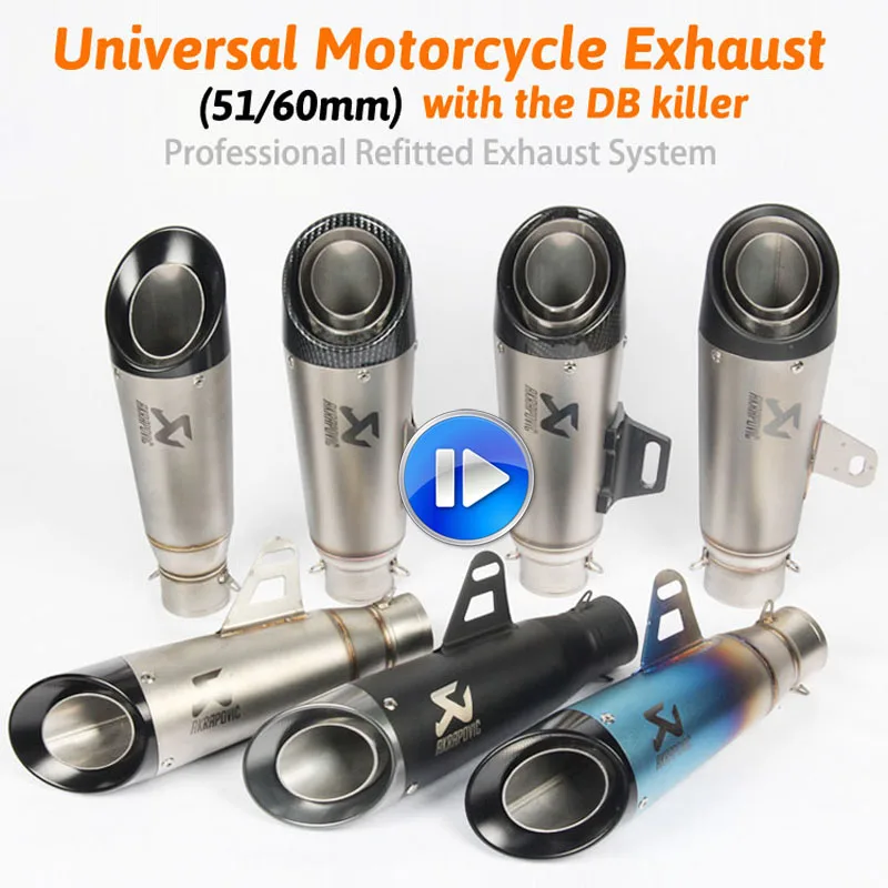 CB190R/X K8 K9 K7 CBR300/500 carbon fiber 60mm akrapovic muffler silencer yoshimura CBR escape moto exhaust pipe 51mm
CB190R/X K8 K9 K7 CBR300/500 carbon fiber 60mm akrapovic muffler silencer yoshimura CBR escape moto exhaust pipe 51mm