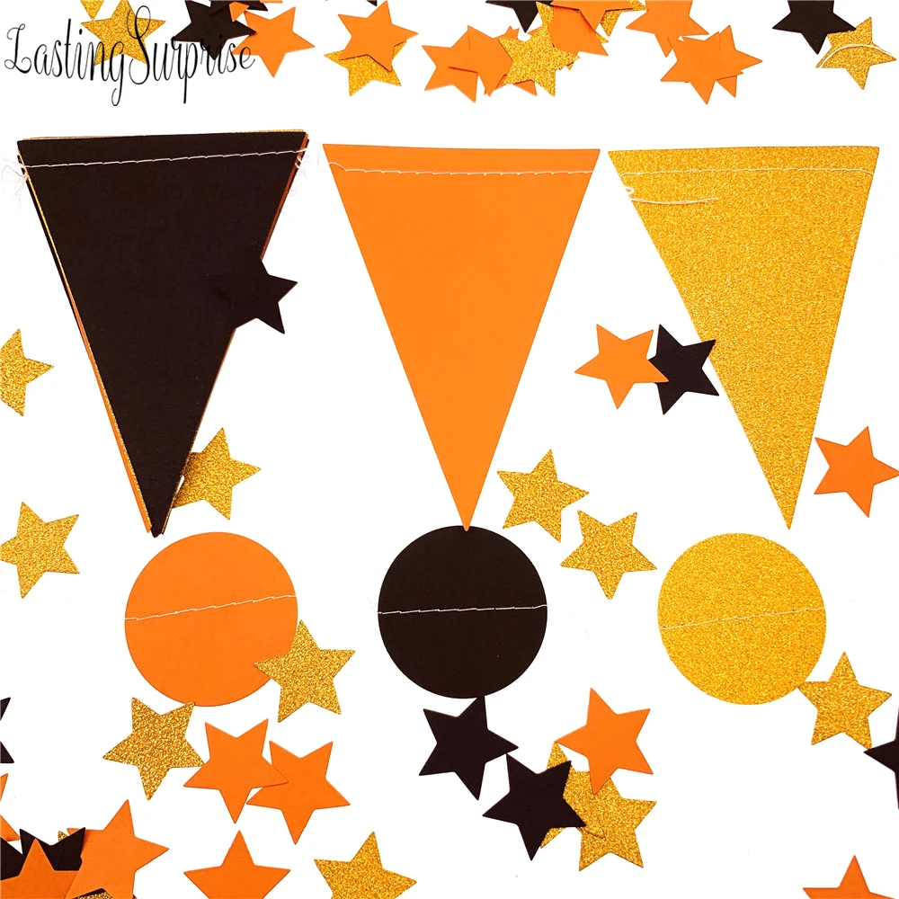 Happy Halloween Paper Confetti Garland Banners Bunting Halloween Theme Party Decorations Supplies Home Decor Hanging Photo Props
Happy Halloween Paper Confetti Garland Banners Bunting Halloween Theme Party Decorations Supplies Home Decor Hanging Photo Props