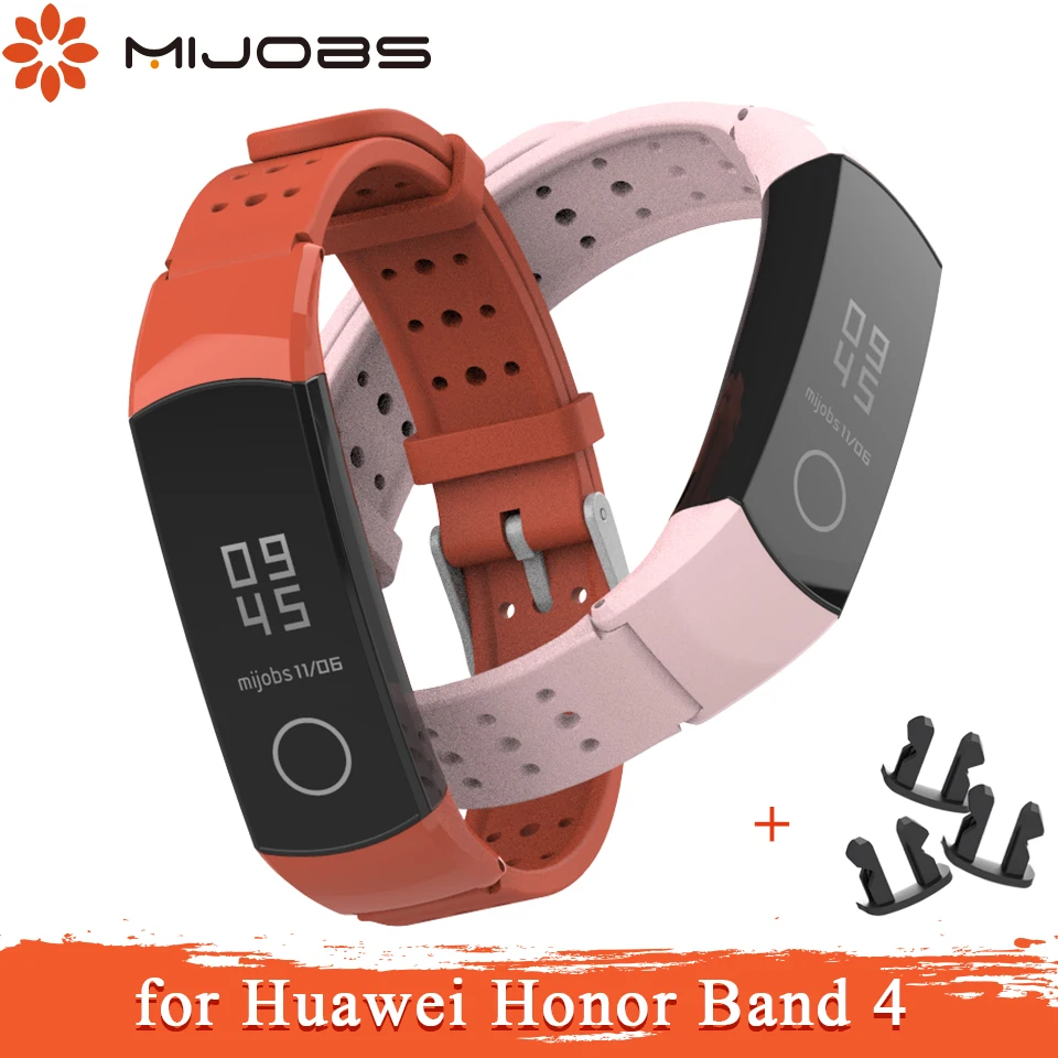 Mijobs Silicone Sports Strap for Huawei Honor Band 4 Wristband Replace Bracelet for Honor Band 4 Strap Smart Watch Accessories
Mijobs Silicone Sports Strap for Huawei Honor Band 4 Wristband Replace Bracelet for Honor Band 4 Strap Smart Watch Accessories