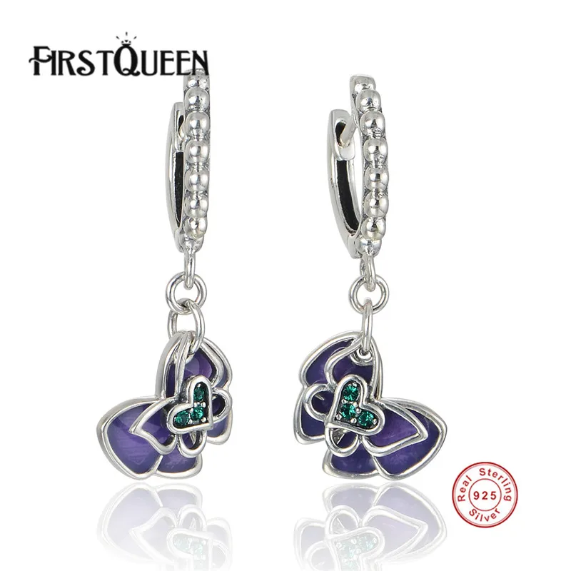 FirstQueen Forever Buttefly 925 Sterling Silver High Quality Stud Earrings with Enamel Style Fine Jewelry Bijoux
FirstQueen Forever Buttefly 925 Sterling Silver High Quality Stud Earrings with Enamel Style Fine Jewelry Bijoux