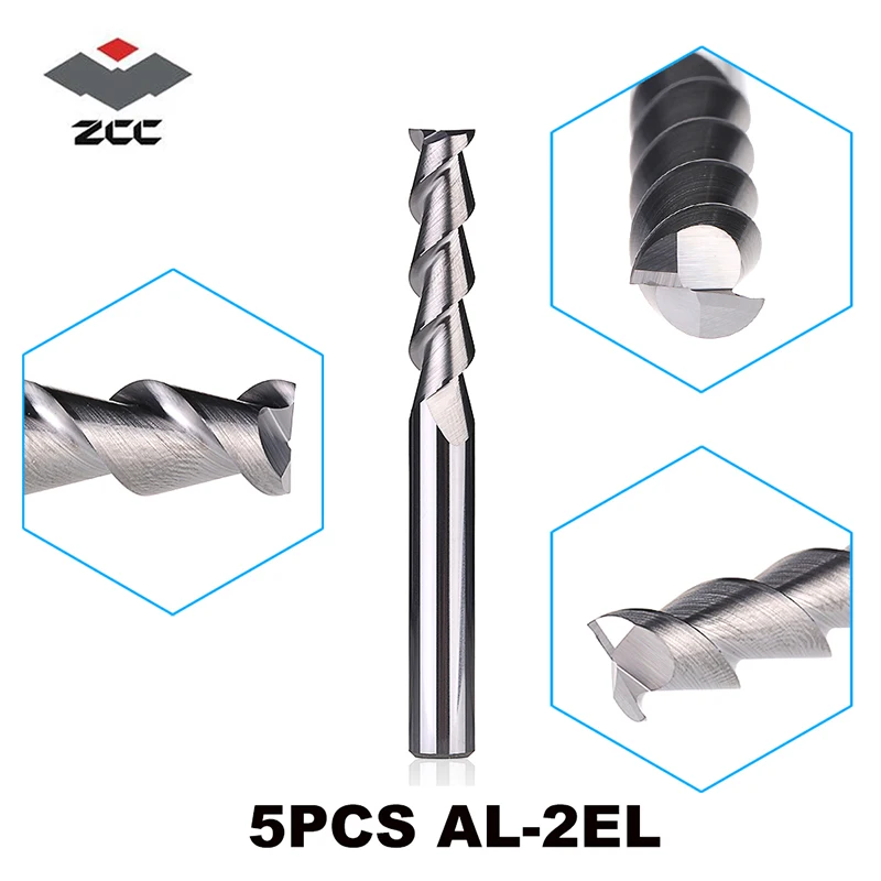 5PCS/LOT AL-2EL-D6.0 ZCC.CT solid Carbide 2 flute flattened end mills long cutting edge solid carbide milling cutter
5PCS/LOT AL-2EL-D6.0 ZCC.CT solid Carbide 2 flute flattened end mills long cutting edge solid carbide milling cutter