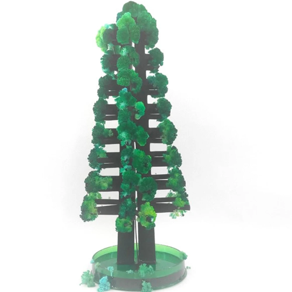 2019 275mm Green Magic Growing Paper Crystal Christmas Tree Kit Artificial Magical Bonsai Japanese Trees Science Kids Toys Funny
2019 275mm Green Magic Growing Paper Crystal Christmas Tree Kit Artificial Magical Bonsai Japanese Trees Science Kids Toys Funny