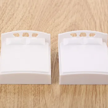 dophee 10pcs White 1/50 O Scale Double/single bed Model Dolls House Bedroom furniture
dophee 10pcs White 1/50 O Scale Double/single bed Model Dolls House Bedroom furniture