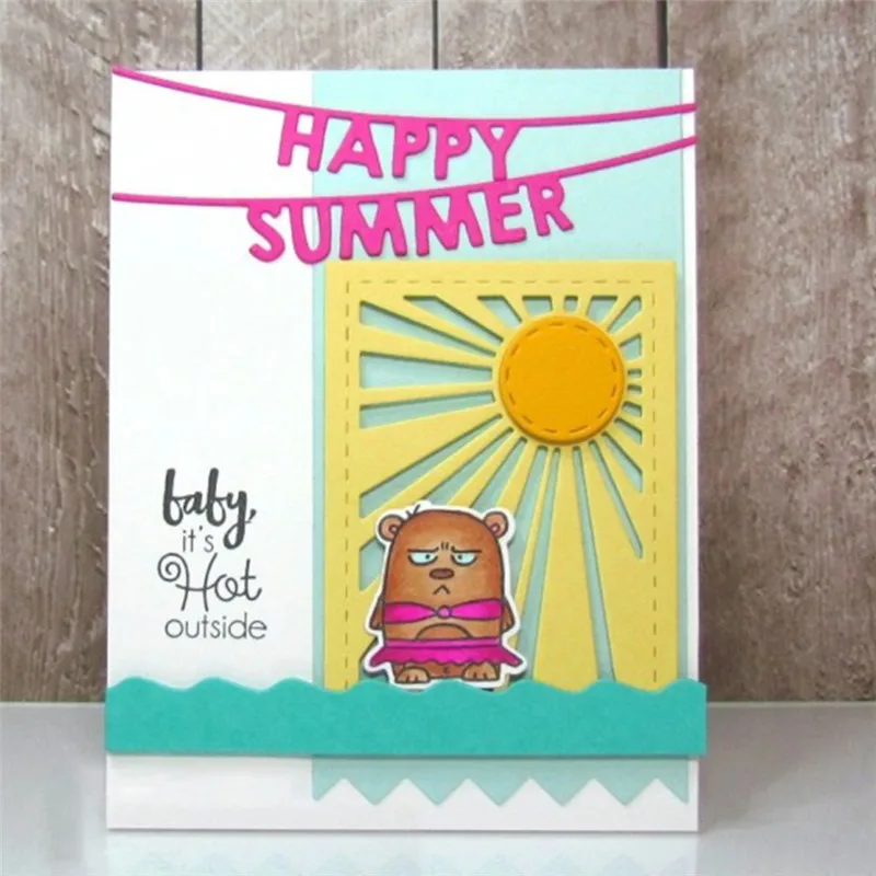 GJCrafts Banner Cutting Dies Happy Summer Letter Metal Cutting Dies for Scrapbooking Card Making Crafts Diecuts
GJCrafts Banner Cutting Dies Happy Summer Letter Metal Cutting Dies for Scrapbooking Card Making Crafts Diecuts