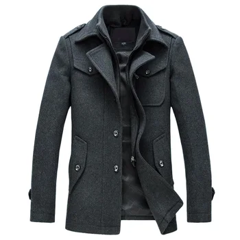 Mens Overcoat Winter Wool Coat Slim Fit Jackets Fashion Outerwear Warm Man Casual Jacket Overcoat Pea Coat Plus Size M-4XL
Mens Overcoat Winter Wool Coat Slim Fit Jackets Fashion Outerwear Warm Man Casual Jacket Overcoat Pea Coat Plus Size M-4XL