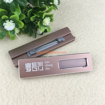 10pcs customized laser logo staff name tags custom metal pin badges aluminum alloy plate free design
10pcs customized laser logo staff name tags custom metal pin badges aluminum alloy plate free design