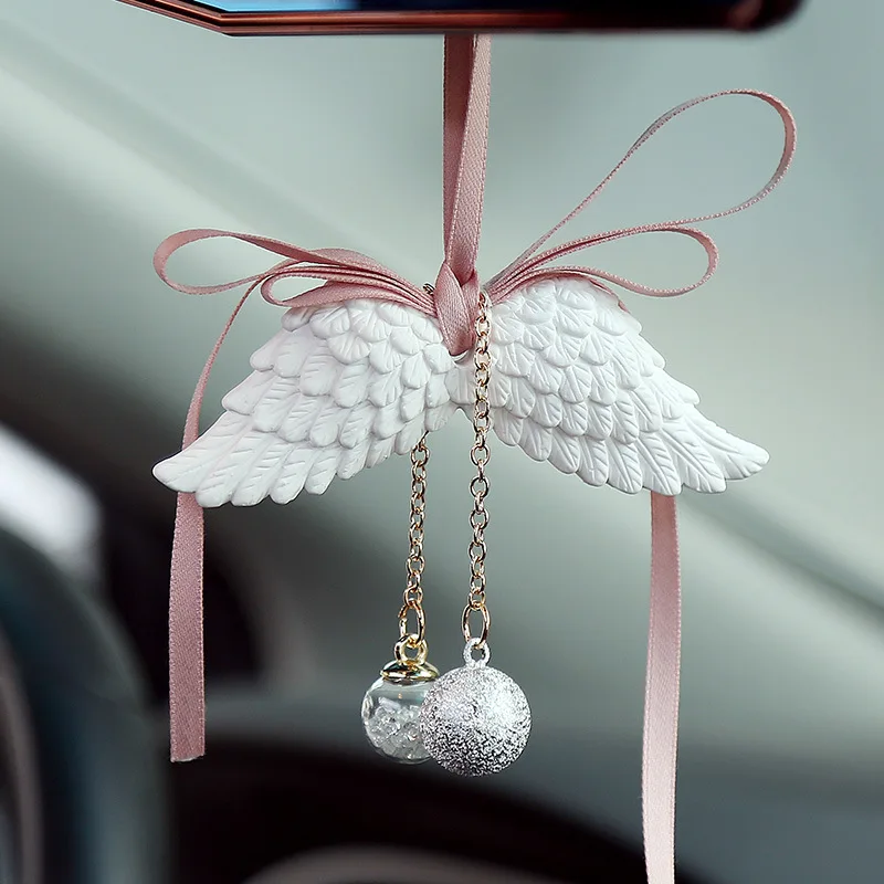Creative Car Hanging Perfume Pendant Interior Decoration Angel Wing Water Sound Bell Ornament 1PC for Women Autocar
Creative Car Hanging Perfume Pendant Interior Decoration Angel Wing Water Sound Bell Ornament 1PC for Women Autocar