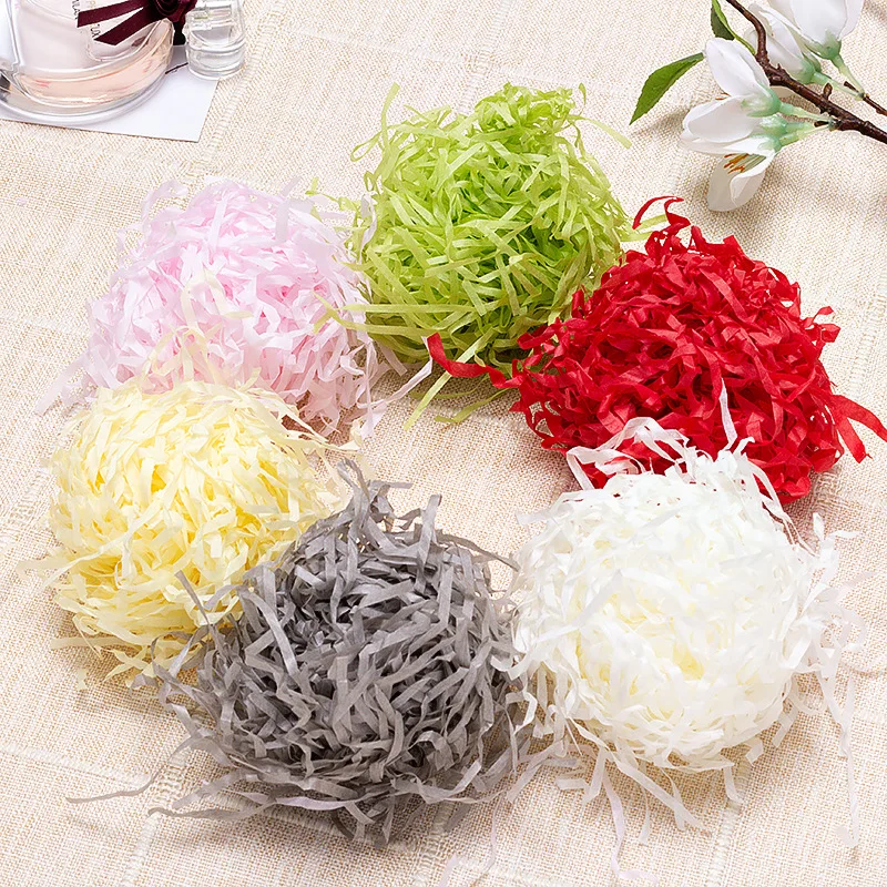 Colorful Shredded Paper Raffia Gift Box Filler Multicolor Gift Box Decorative Shredded Paper for Confetti Gift Packaging Wedding
Colorful Shredded Paper Raffia Gift Box Filler Multicolor Gift Box Decorative Shredded Paper for Confetti Gift Packaging Wedding