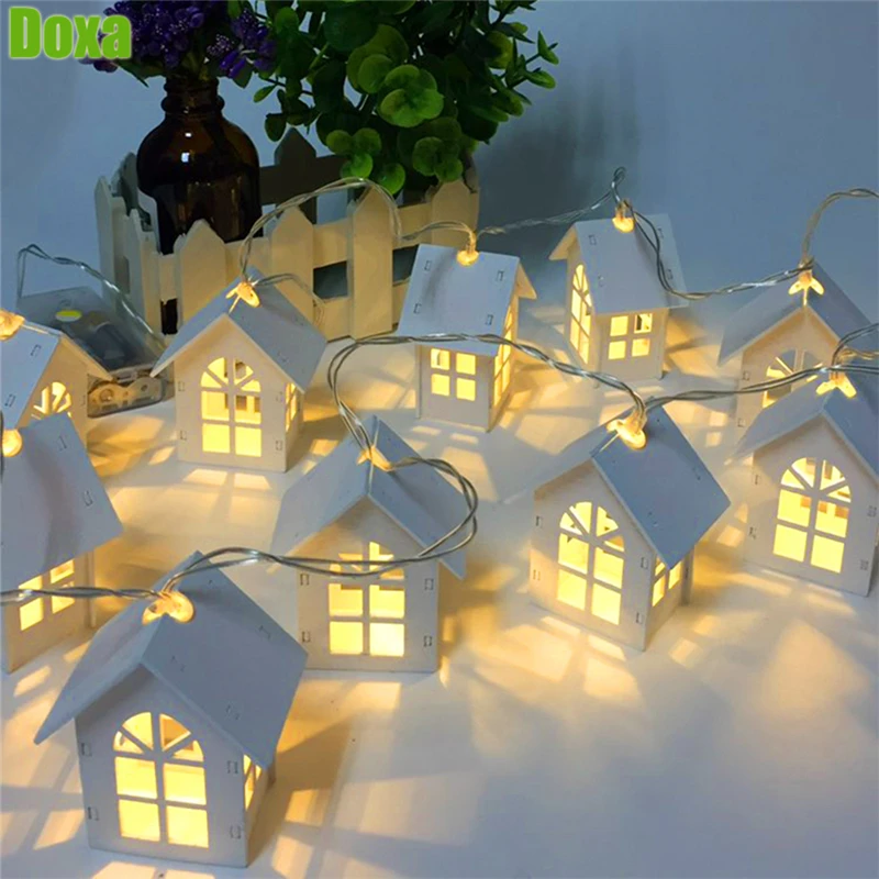 Doxa 1PC 1.5m Garland Wood House LED String String Lamp Wedding Christmas Holiday Party Light Novelty Fairy Lamps Room Decor Hot
Doxa 1PC 1.5m Garland Wood House LED String String Lamp Wedding Christmas Holiday Party Light Novelty Fairy Lamps Room Decor Hot