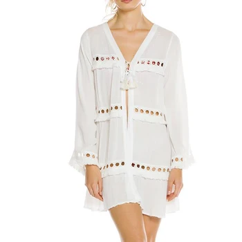 Cotton Beach Cover up Pareo Playa Sarong Beach Cardigan Dresses Cover up Tassel Hollow Beach Woman Casual Dresses Cover Ups
Cotton Beach Cover up Pareo Playa Sarong Beach Cardigan Dresses Cover up Tassel Hollow Beach Woman Casual Dresses Cover Ups