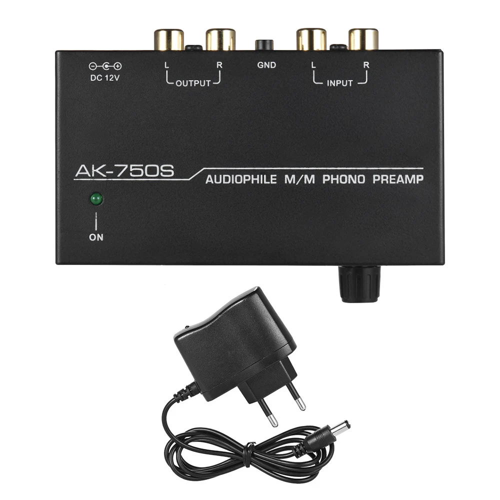 Audiophile M/M Phono Preamp Preamplifier with Level Controls RCA Input & Output Interfaces US/ EU plug
Audiophile M/M Phono Preamp Preamplifier with Level Controls RCA Input & Output Interfaces US/ EU plug