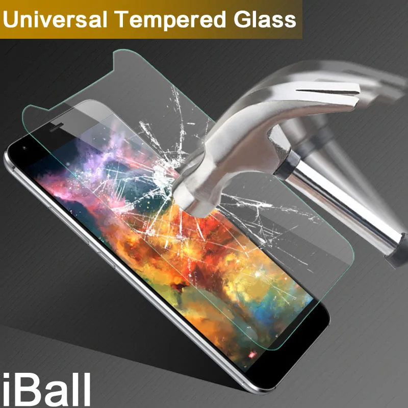 Universal Protection Tempered Glass Film For iBall mSLR Cobalt 4/Cobalt4 5.0 inch 9H 2.5D Screen Protector Wink 4G | Мобильные