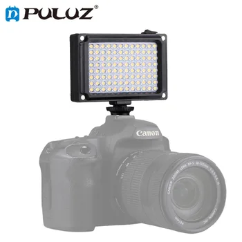 

PULUZ for Pocket 96 LEDs Professional Photography Video Photo Studio Light White Magnet Filters Light for Canon/Nikon/DSLR cam