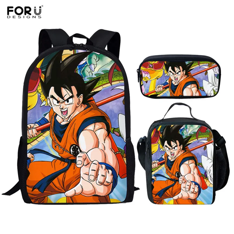 FORUDESIGNS Anime Dragon Ball Z Schoolbag Set Children Book Bag Super Saiyan Sun Goku Printing School Bags for Boys Daily Bag
FORUDESIGNS Anime Dragon Ball Z Schoolbag Set Children Book Bag Super Saiyan Sun Goku Printing School Bags for Boys Daily Bag