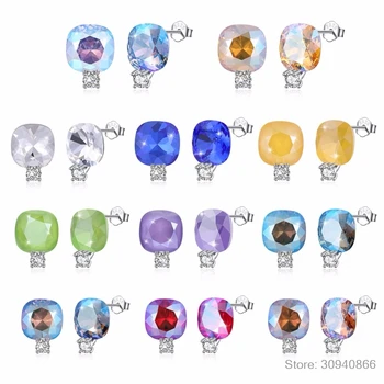 LEKANI Original Design Colorful 925 Sterling Silver Water Drop Crystals Stud Earrings for Women Jewelry Trendy
LEKANI Original Design Colorful 925 Sterling Silver Water Drop Crystals Stud Earrings for Women Jewelry Trendy