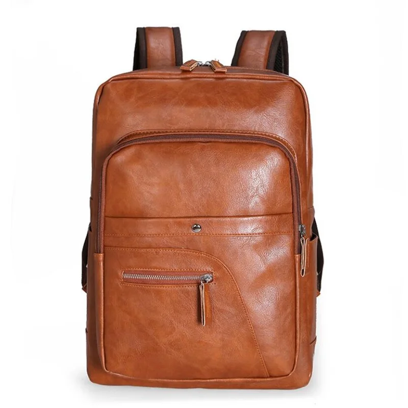 men pu leather business backpacks for girls teenagers vintageschool bag ladies shoulder bag unisex prints large backpack
men pu leather business backpacks for girls teenagers vintageschool bag ladies shoulder bag unisex prints large backpack