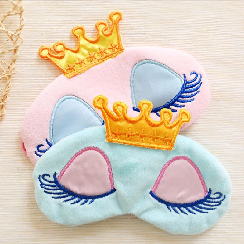 Lovely-Pink-Blue-Crown-Eyeshade-Eye-Cover-Sleeping-Mask-Travel-Cartoon-Long-Eyelashes-Blindfold-Gift-For-w559