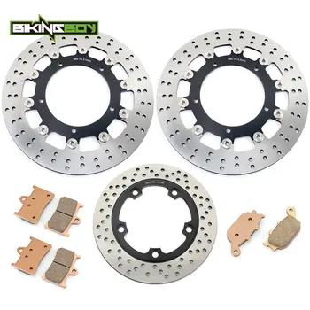BIKINGBOY Front Rear Brake Discs Rotors Disks Pads for Yamaha YZF R1 1000 2004 2005 2006 Motorcycle Full Set 320mm 220mm
BIKINGBOY Front Rear Brake Discs Rotors Disks Pads for Yamaha YZF R1 1000 2004 2005 2006 Motorcycle Full Set 320mm 220mm