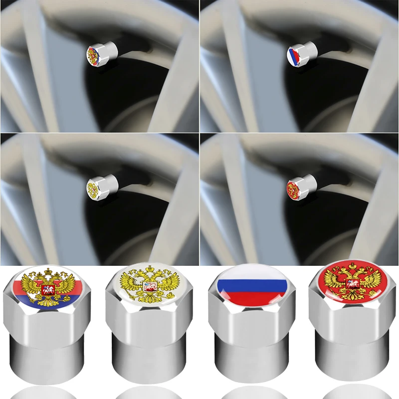 4PCS Car Russian national emblem Wheel Tire Valve Caps fit For Lada Audi Jeep Jaguar Lexus Mazda Porsche Nissan MINI Cooper bmw
4PCS Car Russian national emblem Wheel Tire Valve Caps fit For Lada Audi Jeep Jaguar Lexus Mazda Porsche Nissan MINI Cooper bmw