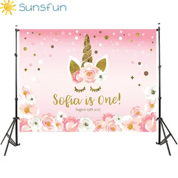 Sunsfun 7x5FT New Photographic Background Beautiful Girl Flower Pink Birthday Unicorn Backdrop Photocall Professional Customize
Sunsfun 7x5FT New Photographic Background Beautiful Girl Flower Pink Birthday Unicorn Backdrop Photocall Professional Customize