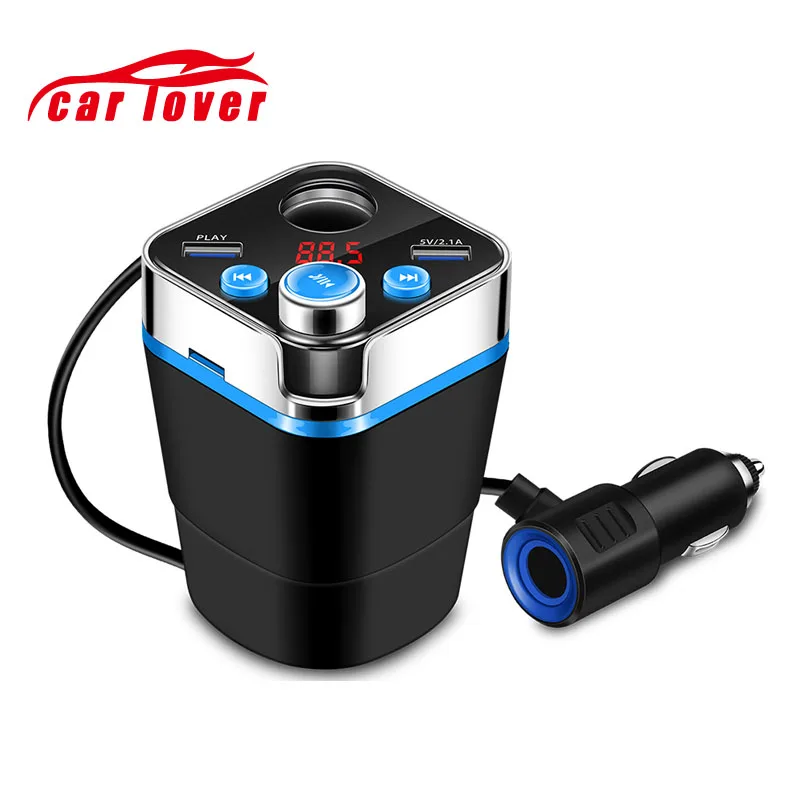 Bluetooth Car Kit Music Player FM Transmitter Modulator Handsfree Holder Cigarette Lighter Socket 12/24V Dual USB Car Charger
Bluetooth Car Kit Music Player FM Transmitter Modulator Handsfree Holder Cigarette Lighter Socket 12/24V Dual USB Car Charger