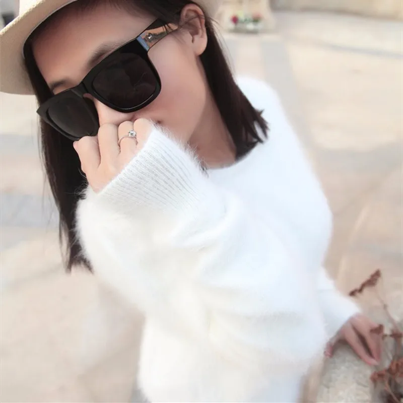 New Autumn and Winter Fashion Mink Cashmere Fluffy Women Cashmere Sweater Women Pullover Warm Female O-Neck Tops Free Shipping
New Autumn and Winter Fashion Mink Cashmere Fluffy Women Cashmere Sweater Women Pullover Warm Female O-Neck Tops Free Shipping