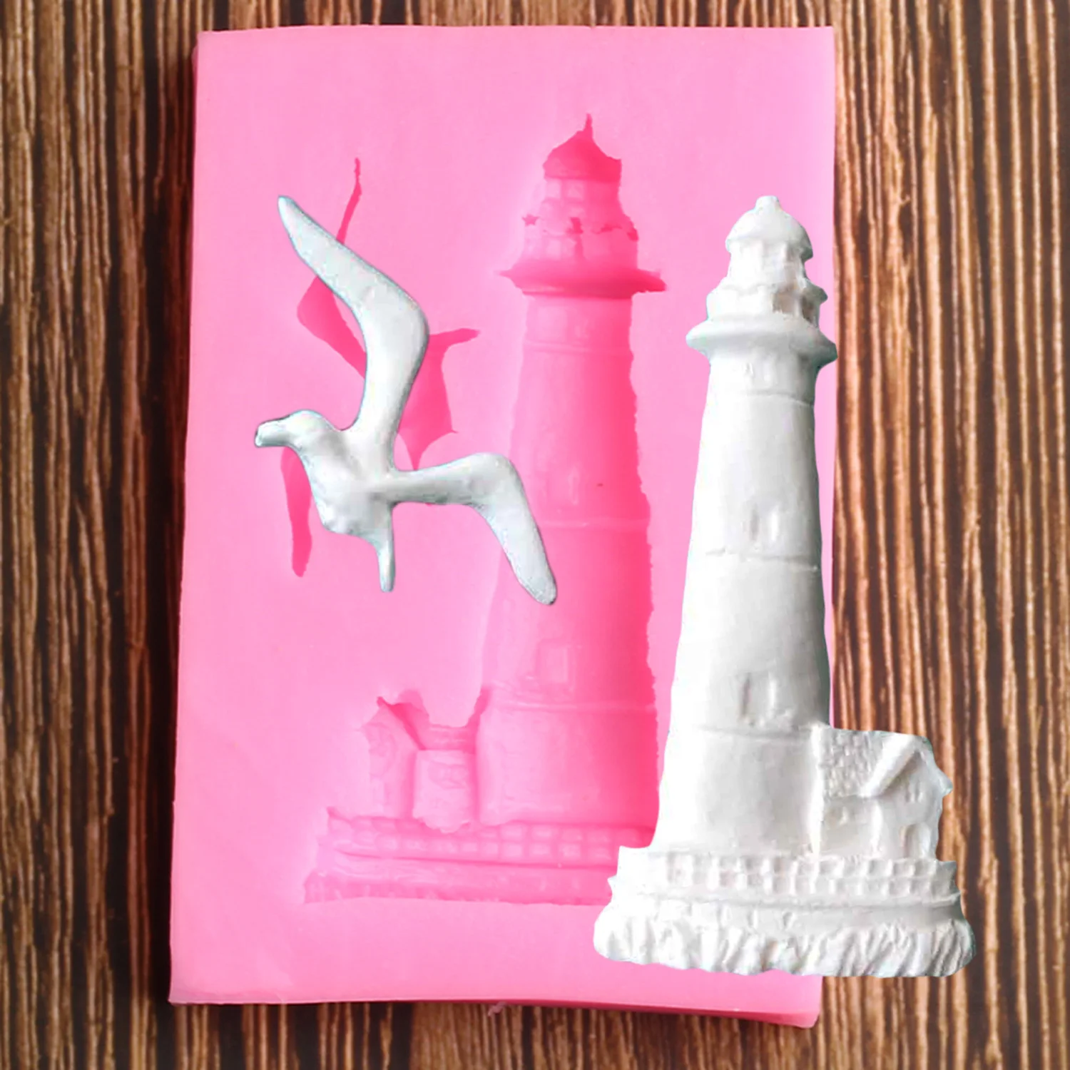 3D Lighthouse And Birds Silicone Mold DIY Cupcake Topper Fondant Molds Cake Decorating Tools Chocolate Candy Gumpaste Moulds
3D Lighthouse And Birds Silicone Mold DIY Cupcake Topper Fondant Molds Cake Decorating Tools Chocolate Candy Gumpaste Moulds