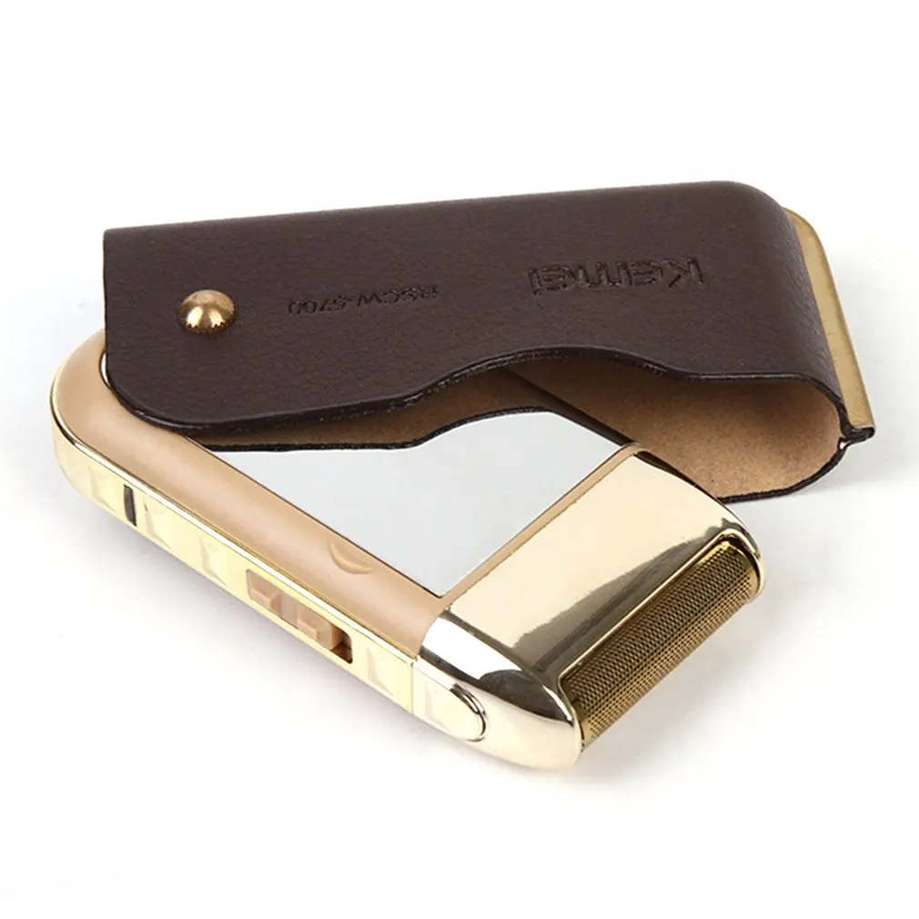 kemei Mini Convenient Electric Rechargeable Shaver Beard Trimmer Titanium Alloy Reciprocating Single Blade Razor Face Care
kemei Mini Convenient Electric Rechargeable Shaver Beard Trimmer Titanium Alloy Reciprocating Single Blade Razor Face Care