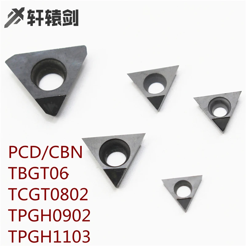 2pcs TBGT060102/04 PCD CBN TCGT080204 TPGTH090204 TPGH110304 Processing quenching high hardness materials for N and H
2pcs TBGT060102/04 PCD CBN TCGT080204 TPGTH090204 TPGH110304 Processing quenching high hardness materials for N and H