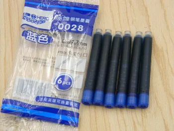 12pcs hero Blue NEW 2.6mm fountain pen ink refill cartridges
12pcs hero Blue NEW 2.6mm fountain pen ink refill cartridges