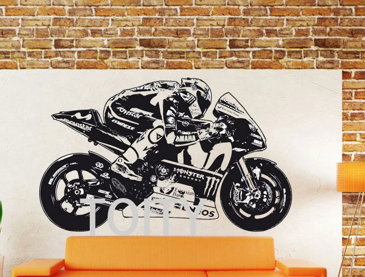 2016 New Moto GP Valentino Rossi Wall Art Sticker Moto GP Poster Motorcycle Racing Vinyl Decal Motocross Mural
2016 New Moto GP Valentino Rossi Wall Art Sticker Moto GP Poster Motorcycle Racing Vinyl Decal Motocross Mural
