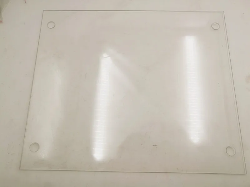 Funssor 310mm x 370mm Borosilicate Glass Plate Bed Polished Edge with Screw Holes for Tornado 3D Printer heated bed Fast Ship
Funssor 310mm x 370mm Borosilicate Glass Plate Bed Polished Edge with Screw Holes for Tornado 3D Printer heated bed Fast Ship