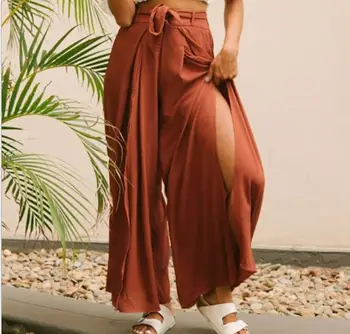 Europe And The United States 2019 Spring And Autumn Fashion Comfortable Breathable Belt High Waist Casual Wide Leg Pants
Europe And The United States 2019 Spring And Autumn Fashion Comfortable Breathable Belt High Waist Casual Wide Leg Pants