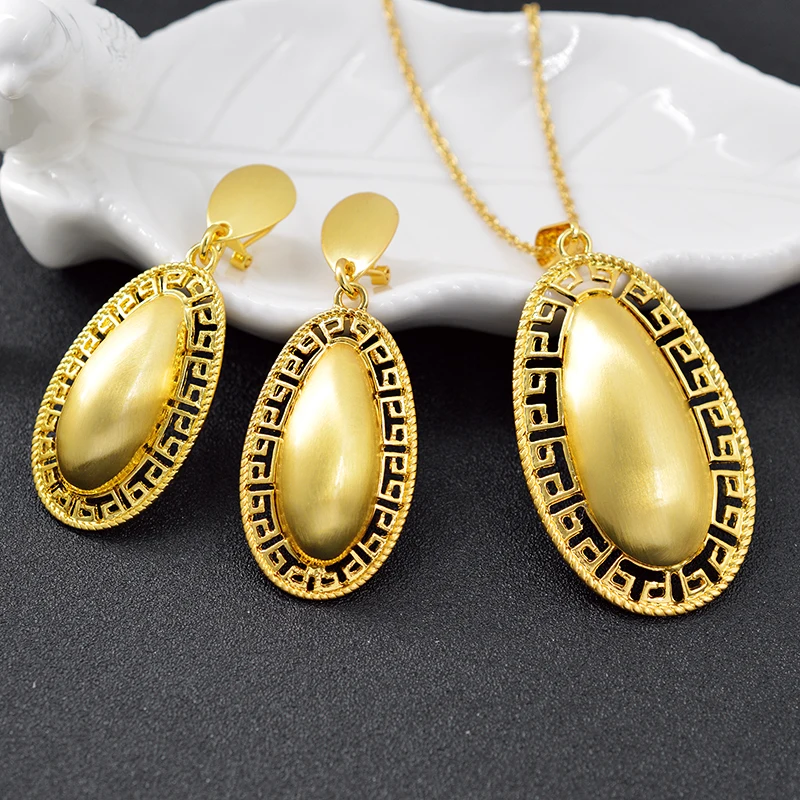 ZEA Dear Jewelry Big Jewelry Sets For Women Earrings Pendant Necklace Egg Shape Jewelry For Engagement Classic Jewelry Findings
ZEA Dear Jewelry Big Jewelry Sets For Women Earrings Pendant Necklace Egg Shape Jewelry For Engagement Classic Jewelry Findings