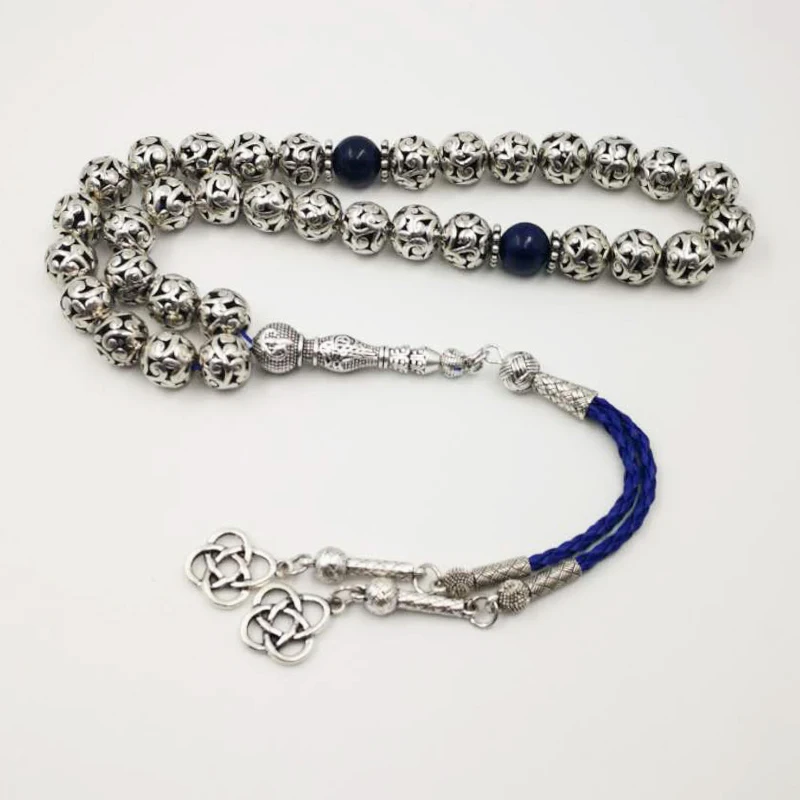 Man's tasbih metal alloy beads with Natural lapis lazuli Islam 33 45 66 99 prayer beads Accessories Misbaha Bracelets
Man's tasbih metal alloy beads with Natural lapis lazuli Islam 33 45 66 99 prayer beads Accessories Misbaha Bracelets