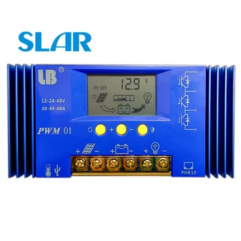 40A 60A PWM LB Brand Solar Panel Charge Controller Regulator LCD Display 12V/24V/48V Auto 40A Lithium iron battery Li Li-ion
40A 60A PWM LB Brand Solar Panel Charge Controller Regulator LCD Display 12V/24V/48V Auto 40A Lithium iron battery Li Li-ion